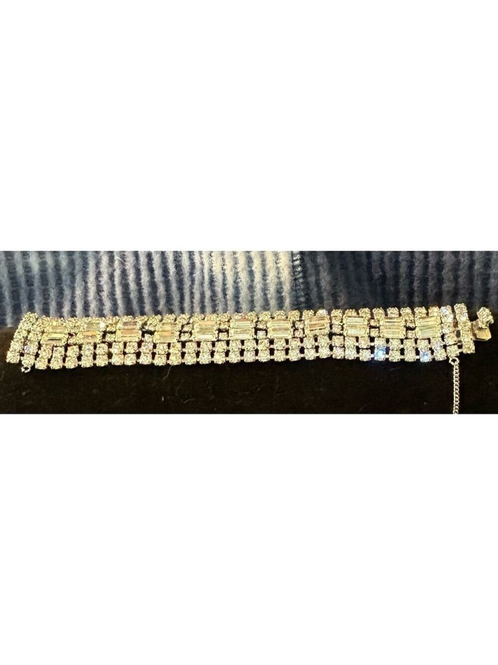 Women's Kramer of New York Bracelet Silver tone with rhinestones - Picture 2 of 7